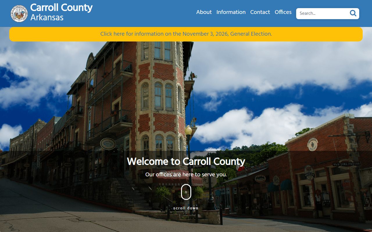 Carroll County obituary records official county website