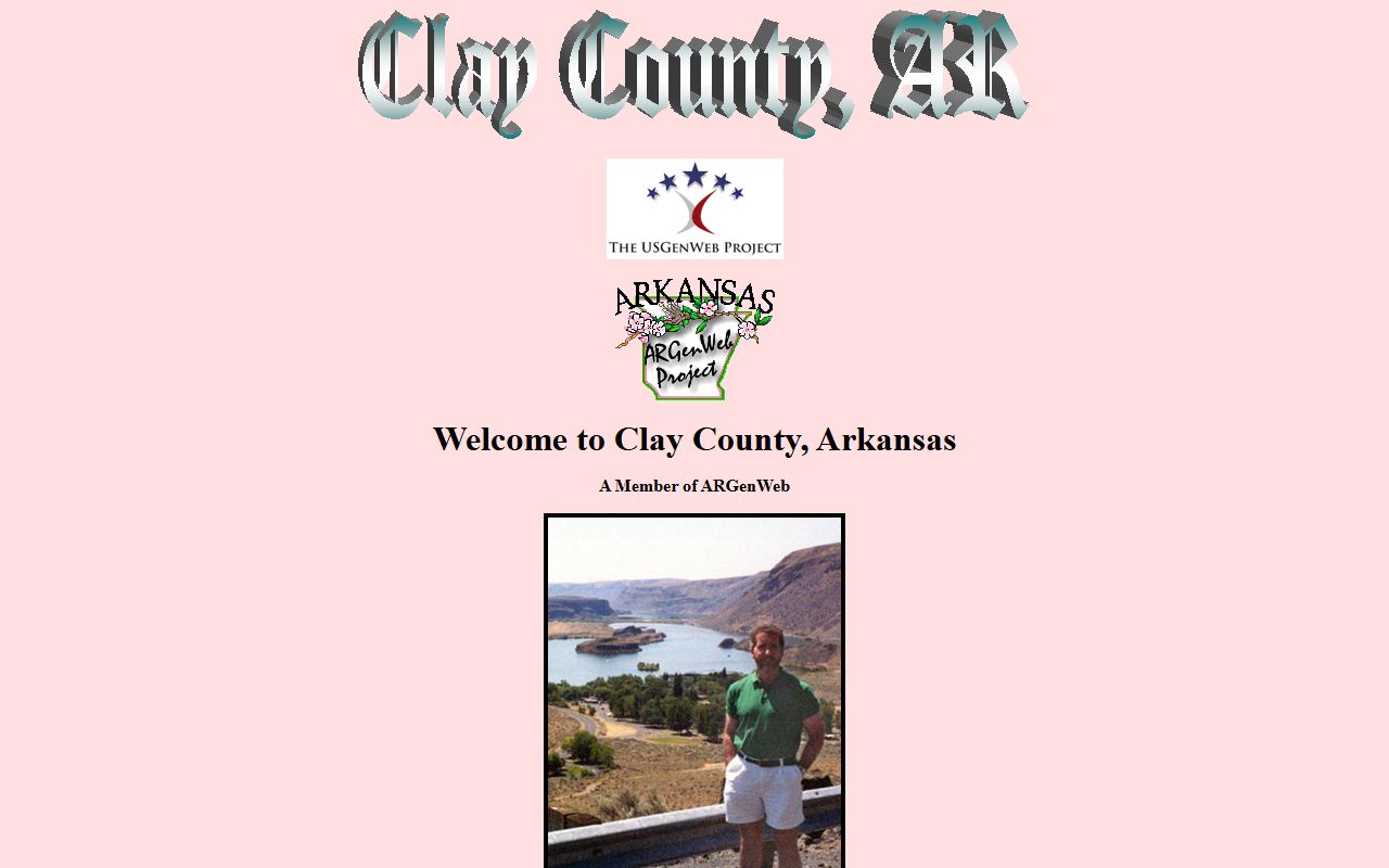 Clay County Arkansas obituary records ARGenWeb page