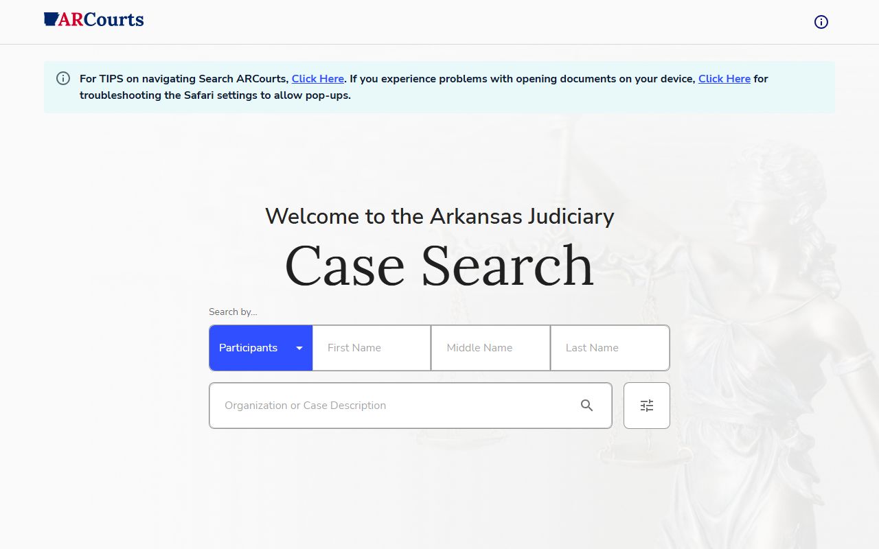 CourtConnect Arkansas probate records obituary research