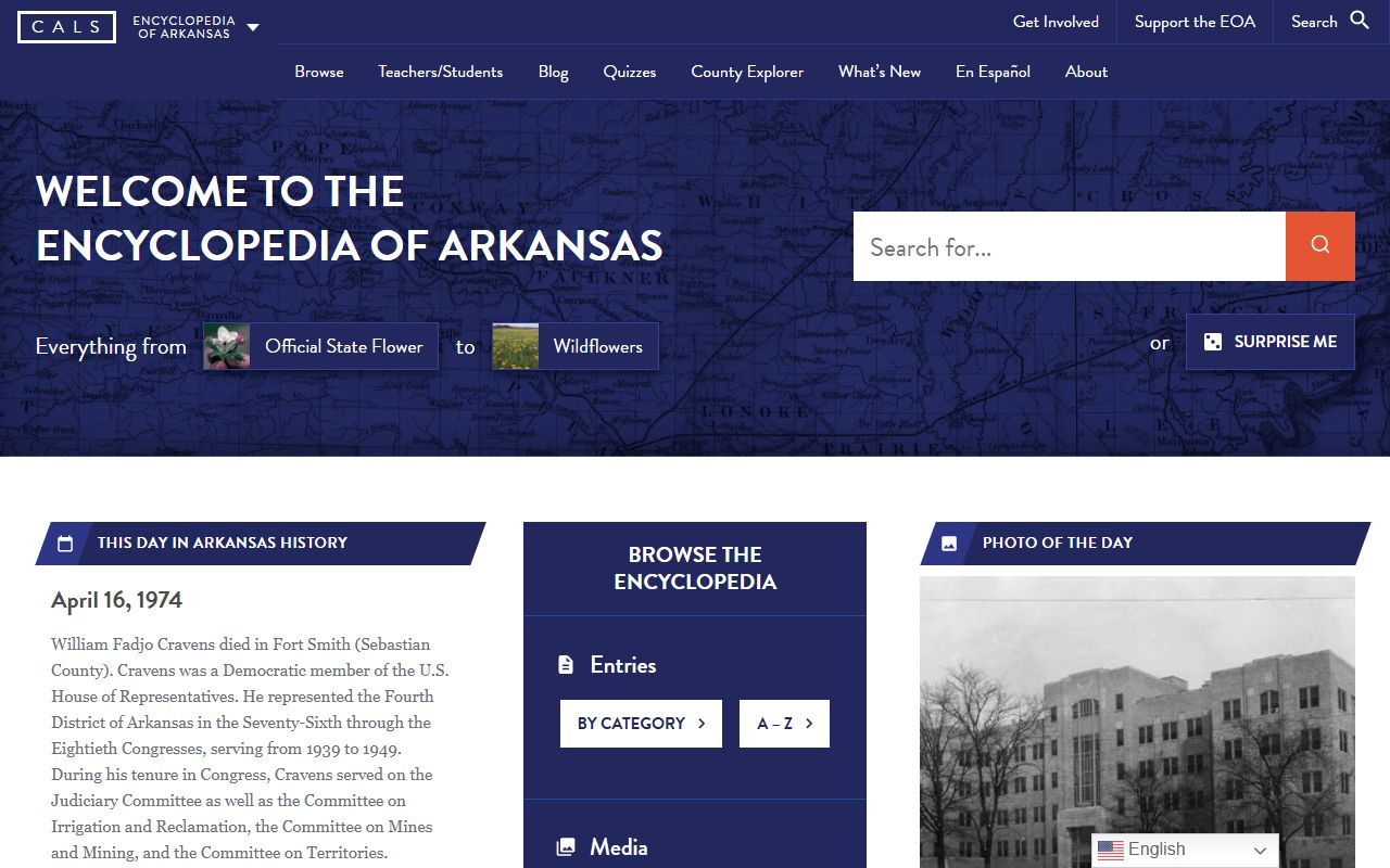 Encyclopedia of Arkansas historical obituary context