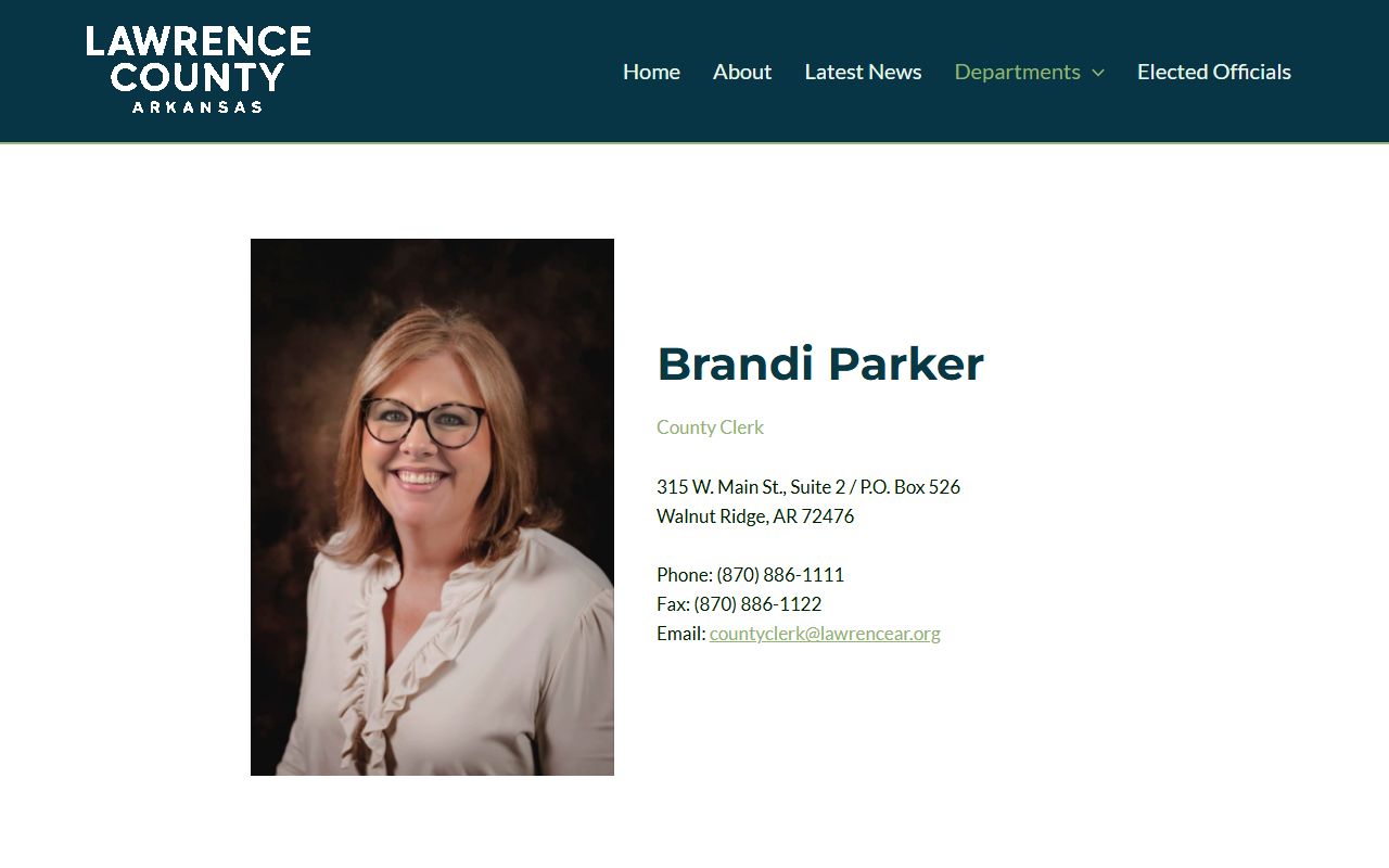 Lawrence County Arkansas obituary records county clerk website