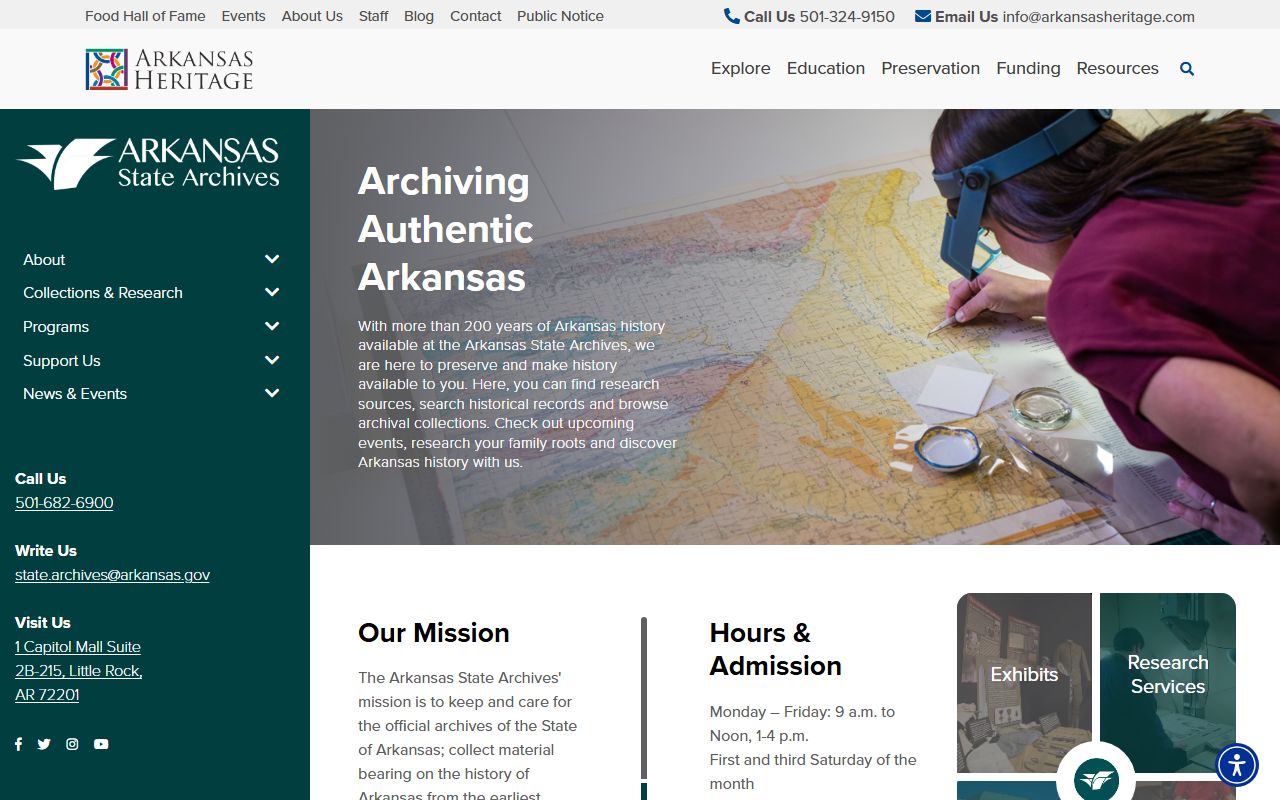 Arkansas State Archives obituary records